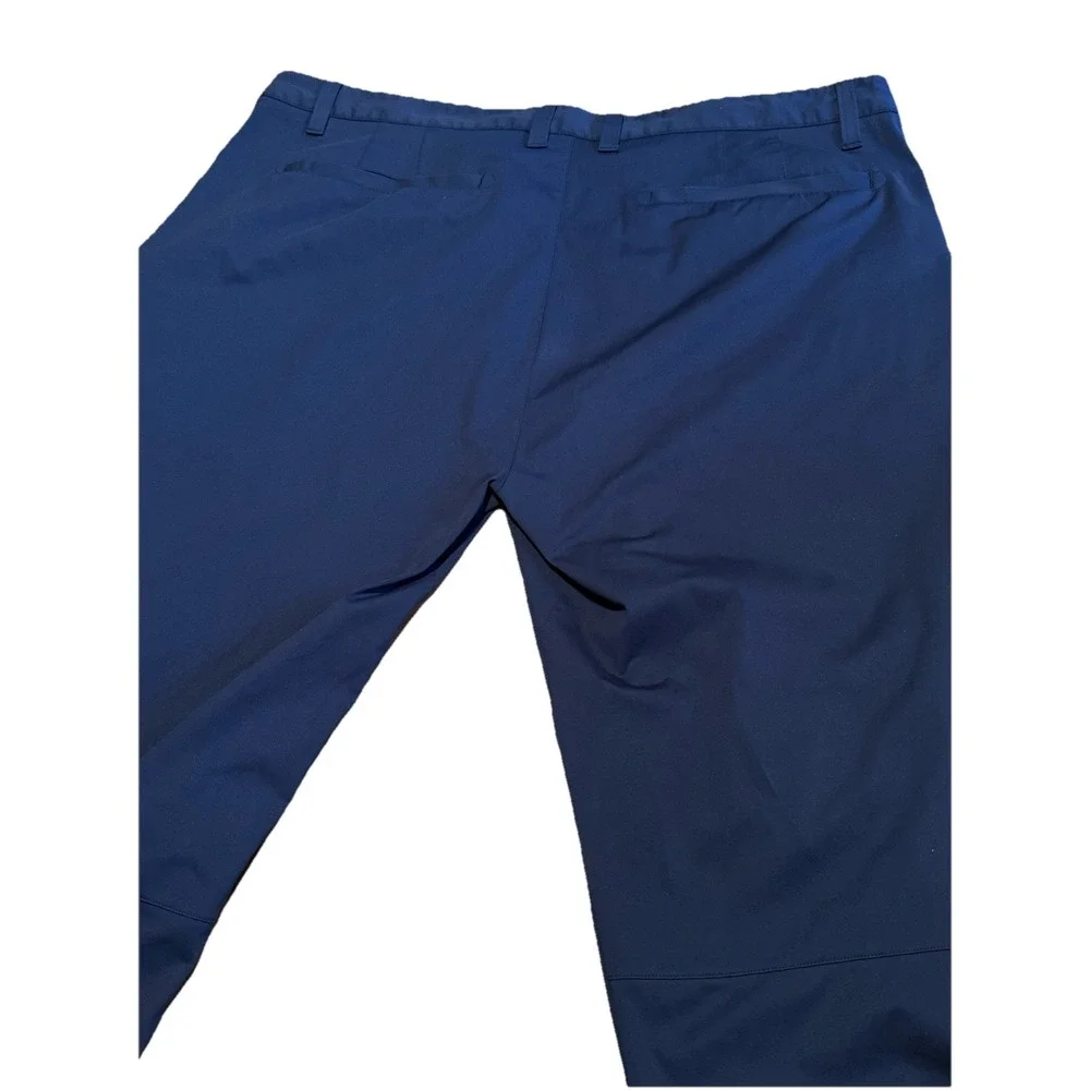 Rhone Commuter Pants Mens 40 Navy Classic Fit Flex Knit Performance Stretch Golf